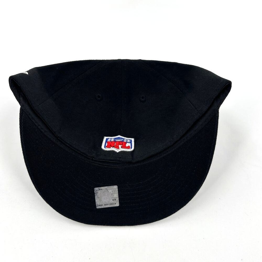 New Era 59FIFTY Black Las Vegas Raiders Fitted Hat Size 7 - Picture 3 of 6